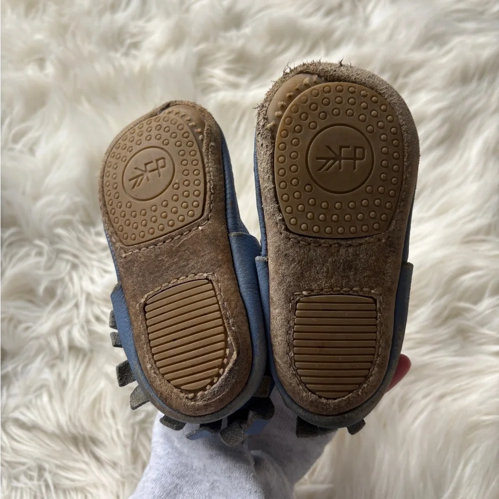 Toddler boys freshly picked moccasins